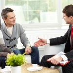 Realtor with clients