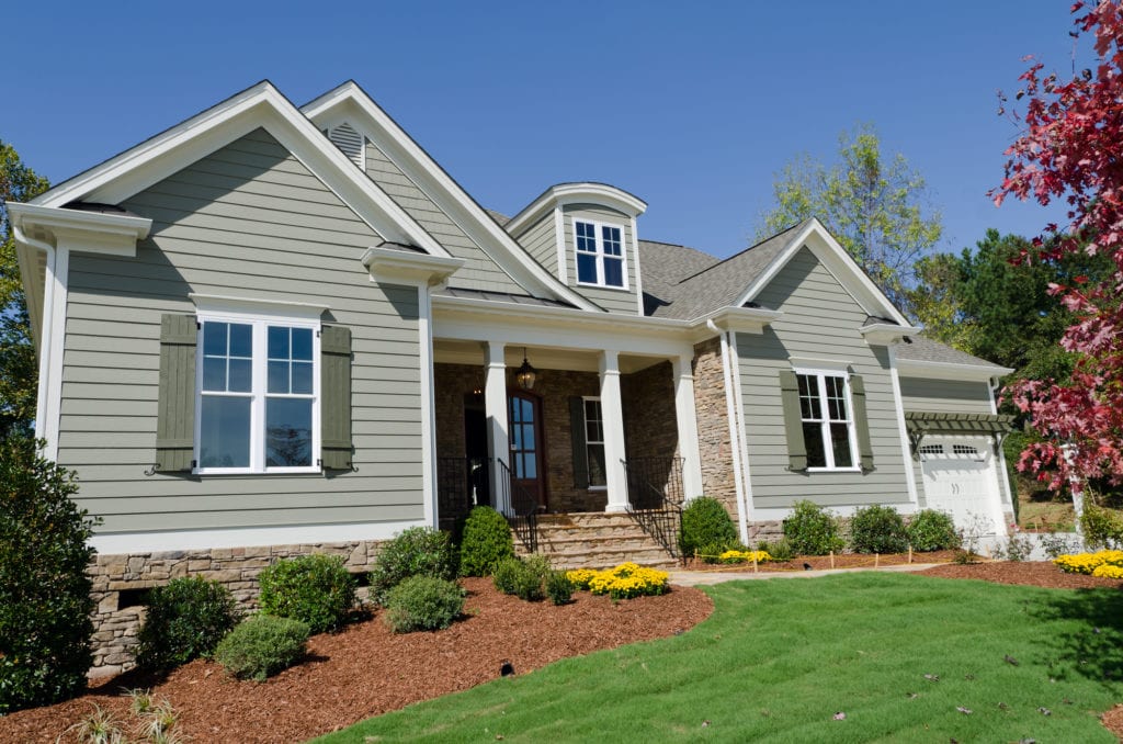 home with garden