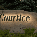 Courtice neighbourhood sign.